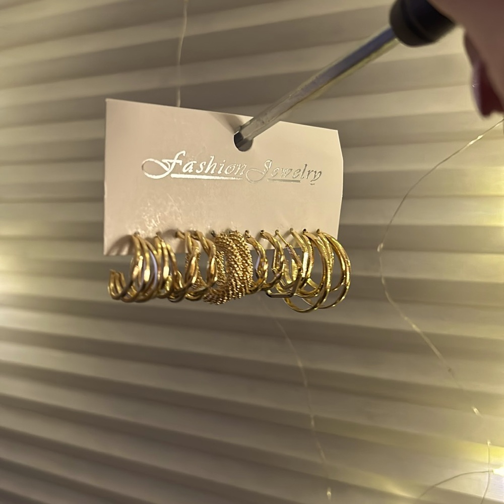 Variety Pack of Gold Hoops